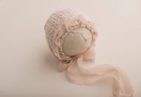 ALINA sweater lace bonnet