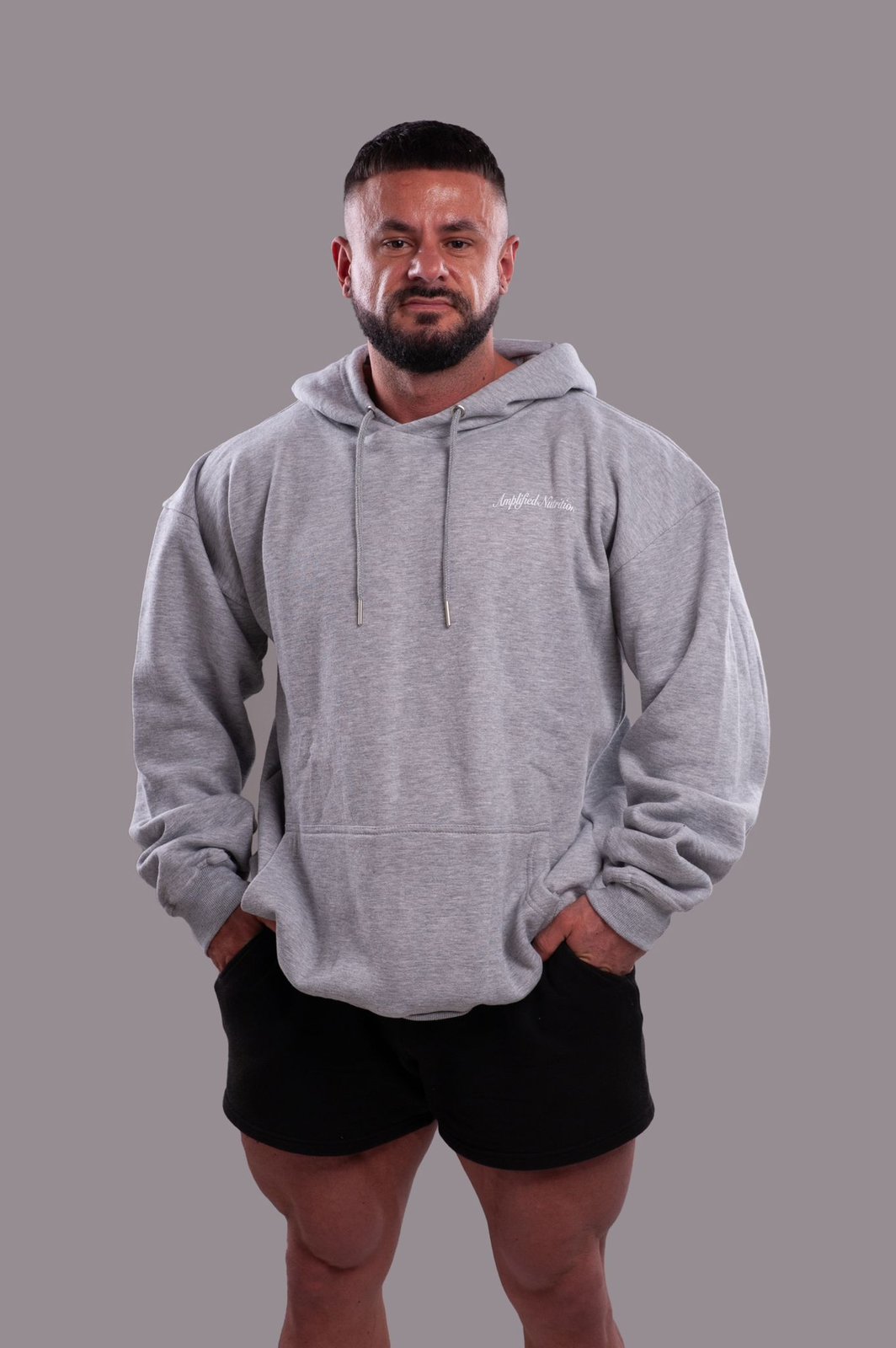 Amplified Oversized Hoodie – Grey Edition