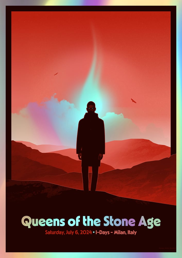 Image of Queens of the Stone Age | Milan 2024 Foil Edition