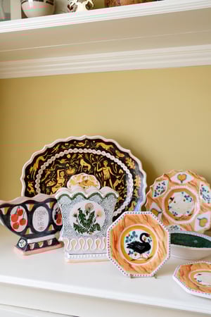 Image of SLIGHT SECOND - Beasts & Birds - Large Romantic Platter