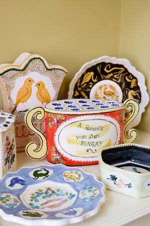 Image of Canary Keeper - Romantic Vase