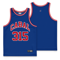 Image 1 of Blue 30th Anniversary Basketball Jersey