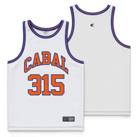 Image 1 of White 30th Anniversary Basketball Jersey