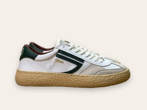 Image of Classic suede white/green by Puraai