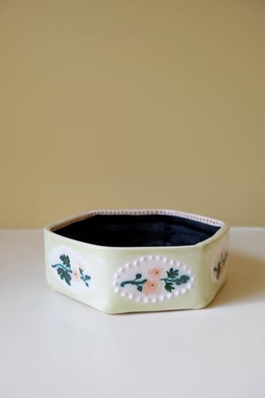 Image of Hollyhocks - Romantic Bowl