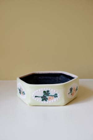 Image of Hollyhocks - Romantic Bowl