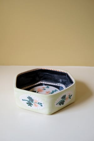 Image of Hollyhocks - Romantic Bowl