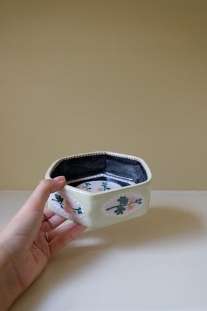 Image of Hollyhocks - Romantic Bowl