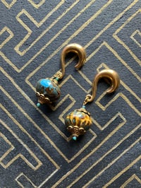 Image 1 of Ceramic bead on hook ear weights 