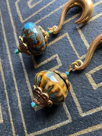 Image 2 of Ceramic bead on hook ear weights 