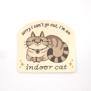 Indoor Cat Sticker