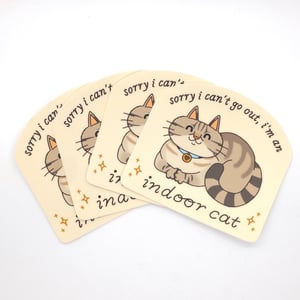 Indoor Cat Sticker