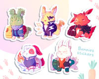 BNHA bunnies - Stickers (v2)