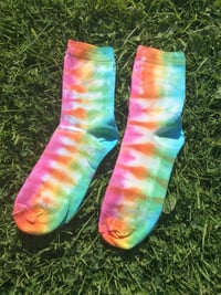 Image 3 of Tie dye socks UK3-6