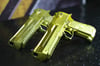 Deadpool's Golden Desert Eagle Replica's from Deadpool & Wolverine