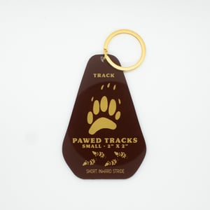 Badger Track Keychain