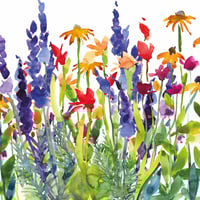 Image 5 of Diana Fegredo Watercolour Flower Garden 2025 Wall Calendar