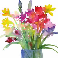 Image 6 of Diana Fegredo Watercolour Flower Garden 2025 Wall Calendar