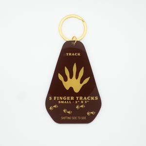 Raccoon Track Keychain