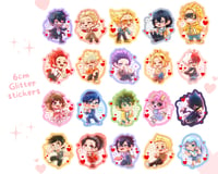 Image 1 of [NEW] MHA V-Day - Glitter stickers