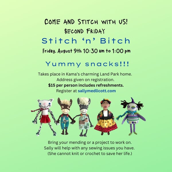 Image of August Stitch 'n' Bitch