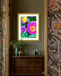 Image 2 of SCREAMING DAHLIAS (24X18)