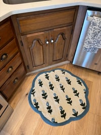 Image 1 of Cottage scalloped floor rug 