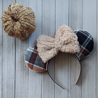 Image 3 of Rustic Fall Plaid Mouse Ears