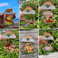 Image 1 of Rainbow Pals Fantasy Pin Set/ individual 