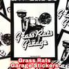 Grass Rats Garage Engine Stickers!! (FREE USA SHIPPING 🇺🇸)