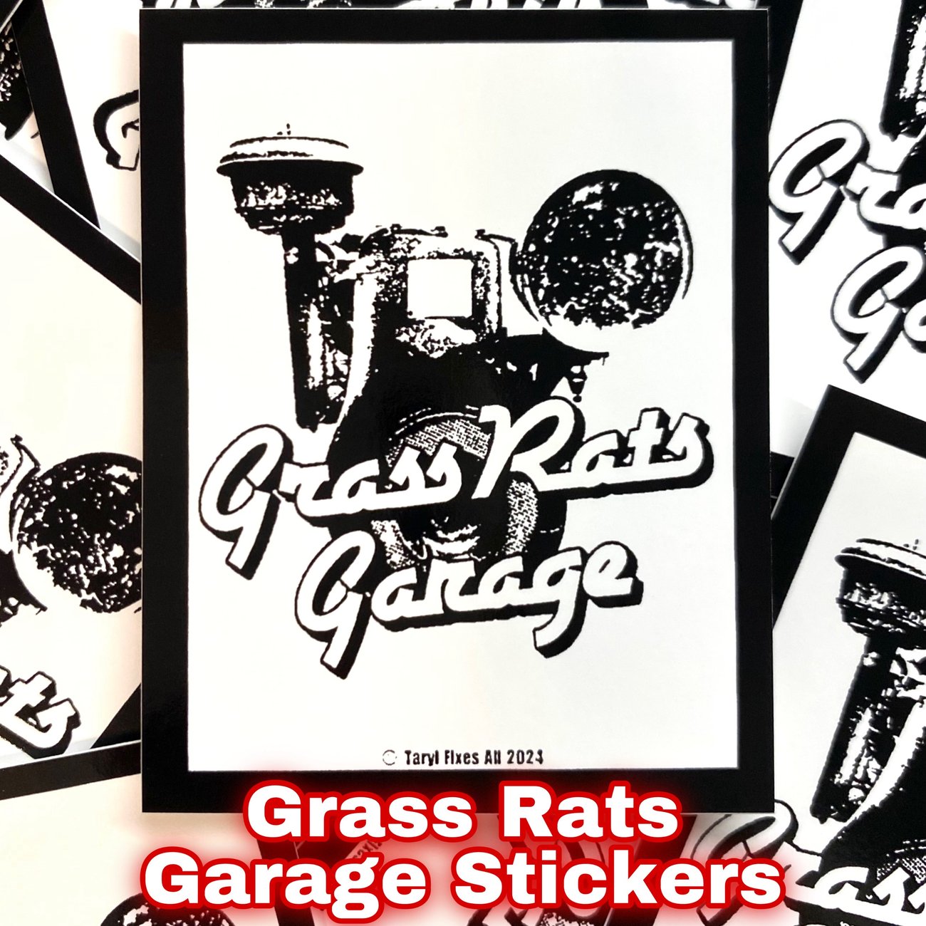 Grass Rats Garage Engine Stickers!! (FREE USA SHIPPING 🇺🇸) | Taryl ...