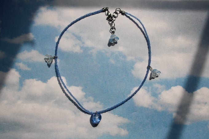 Image of blue babe necklace