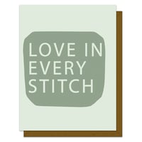 Love in Every Stitch - Quilty Card
