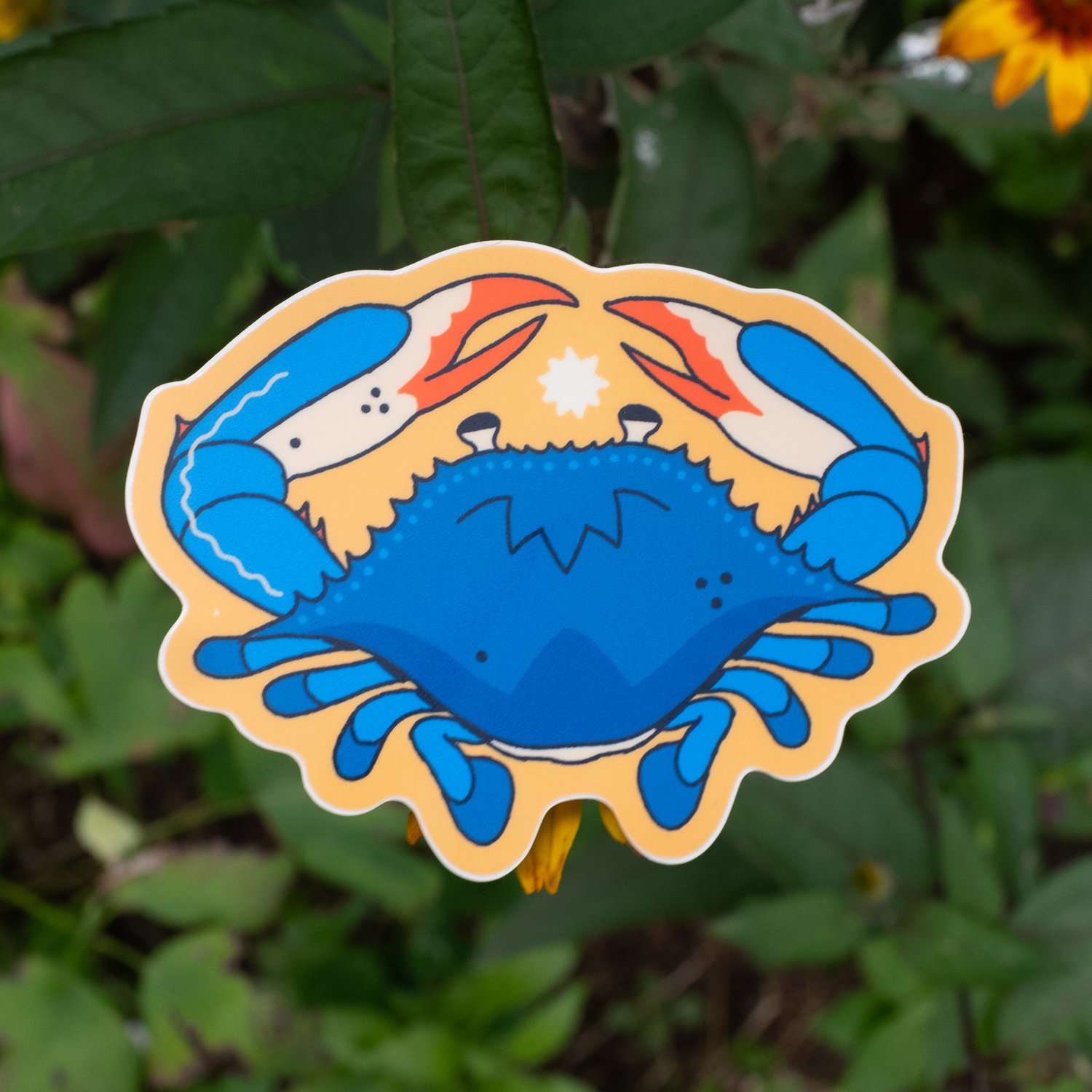 Blue Crab Sticker