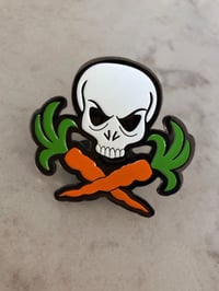 Image 1 of Jolly Carrot / Veggie Pirate pin (jumbo)