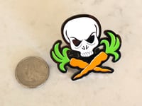 Image 4 of Jolly Carrot / Veggie Pirate pin (jumbo)