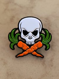 Image 2 of Jolly Carrot / Veggie Pirate pin (small)