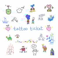 Image 1 of Tattoo ticket - produit numérique