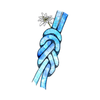 Image 2 of Edelweiss eight knot - sticker