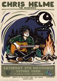 Chris Helme (The Seahorses) - Ltd Edition A3 Print