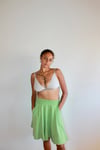 Y2K Green Midi Skirt