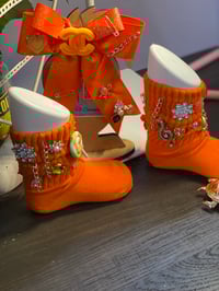 Image 2 of Messi sock/bow set 