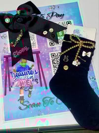 Image 1 of Messi sock/bow set 