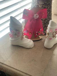 Image 3 of Messi sock/bow set 