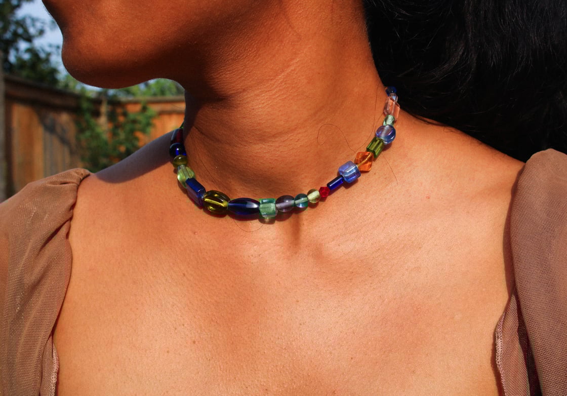 Image of bejewelled necklace