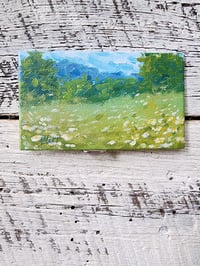 Image 1 of Little Meadow -Plein Air Acrylic Painting