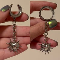 Heart Flail Dangles (sizes 2g-2")