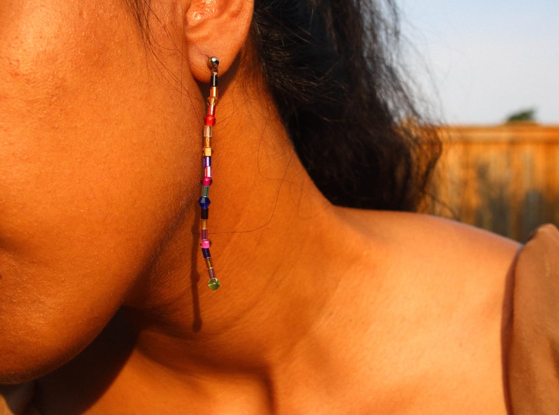 Image of confetti earrings