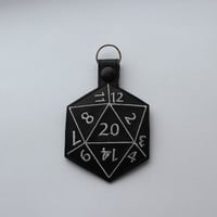 Image 2 of D20 Keyring - 20