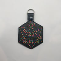 Image 4 of D20 Keyring - 20